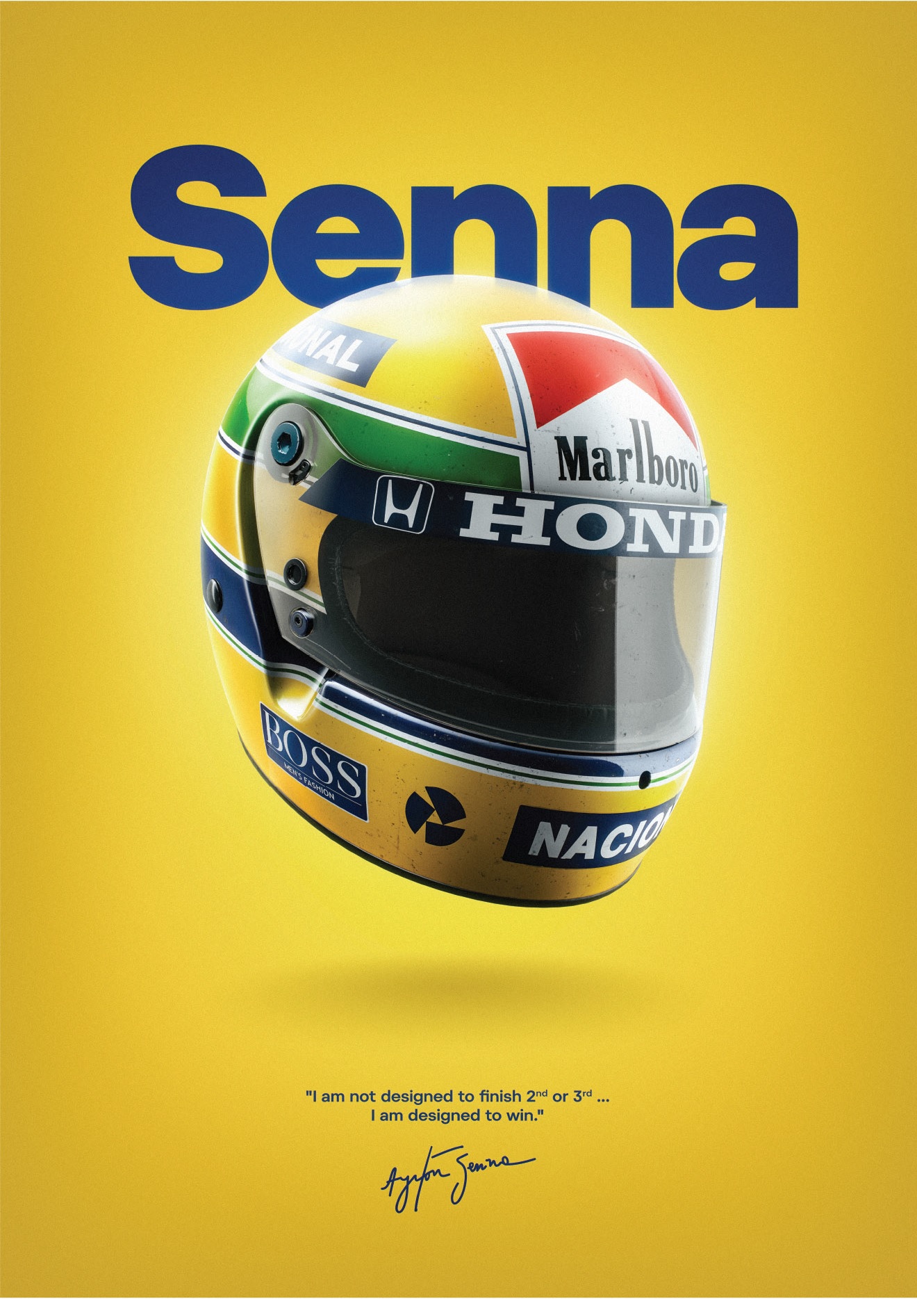 LIMITED EDITION 1988 AYRTON SENNA MCLAREN POSTERS 3